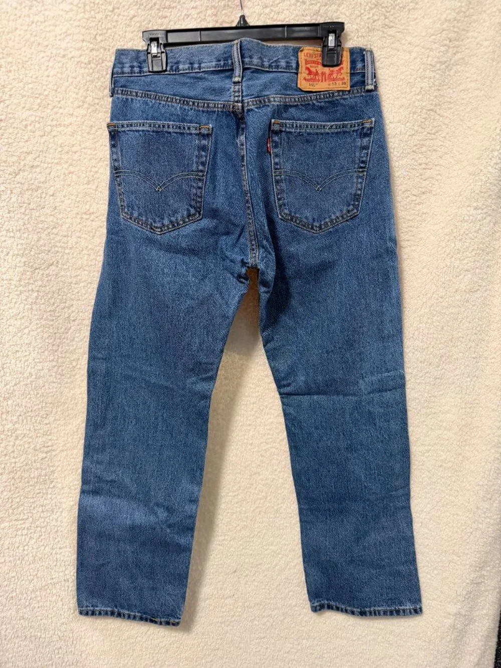 LEVI'S 505 Men's Denim Straight Jeans Size 33x30 Regular Fit EUC
